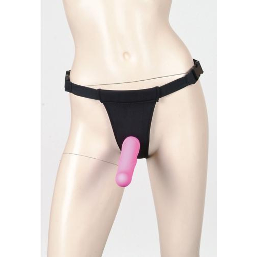 Страпон на ремнях Silicone Strap on купить со скидкой в секс шопе  Страпоны  Трусики с насадками