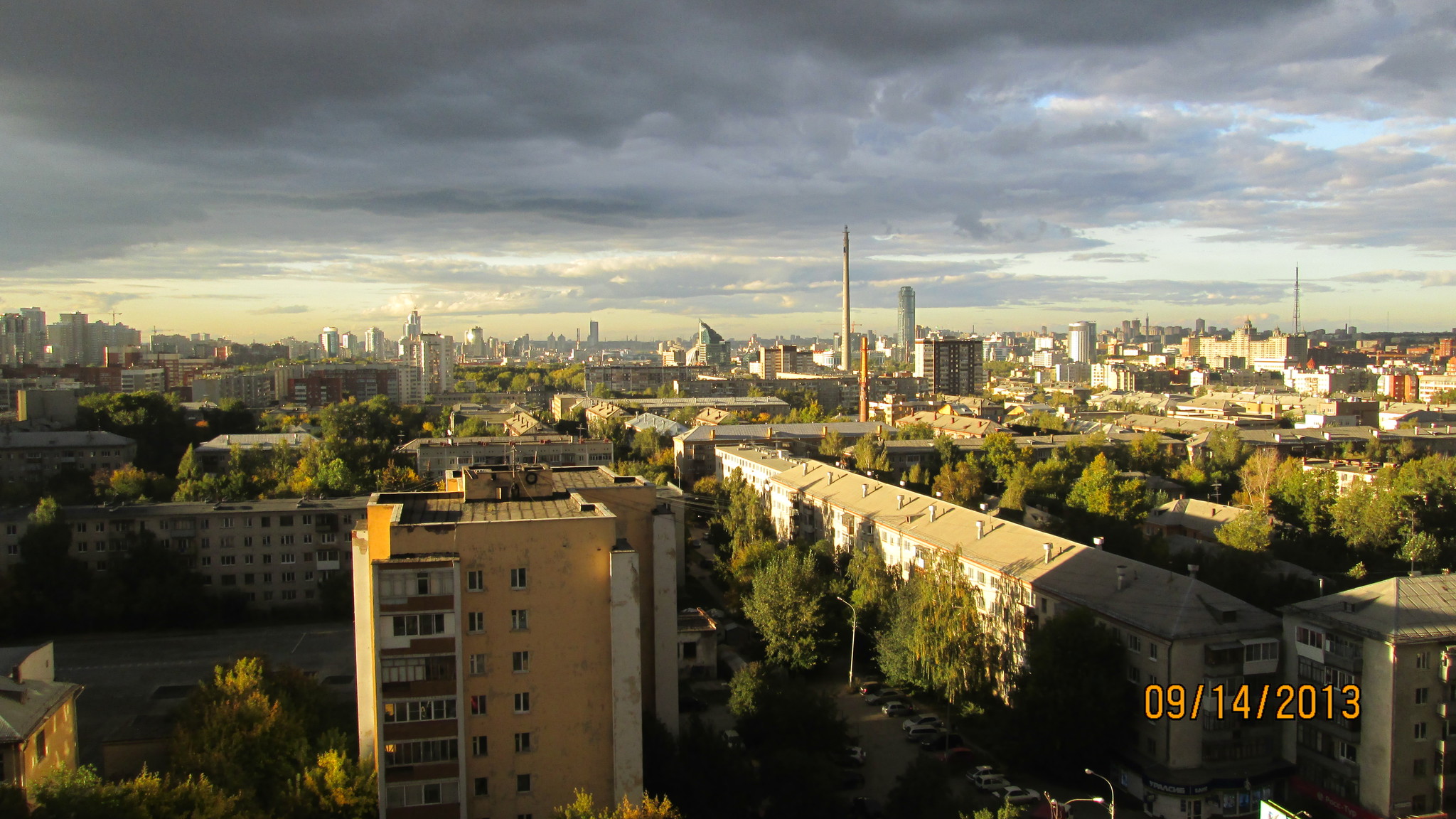 Вид с 5го этажа Бишкек