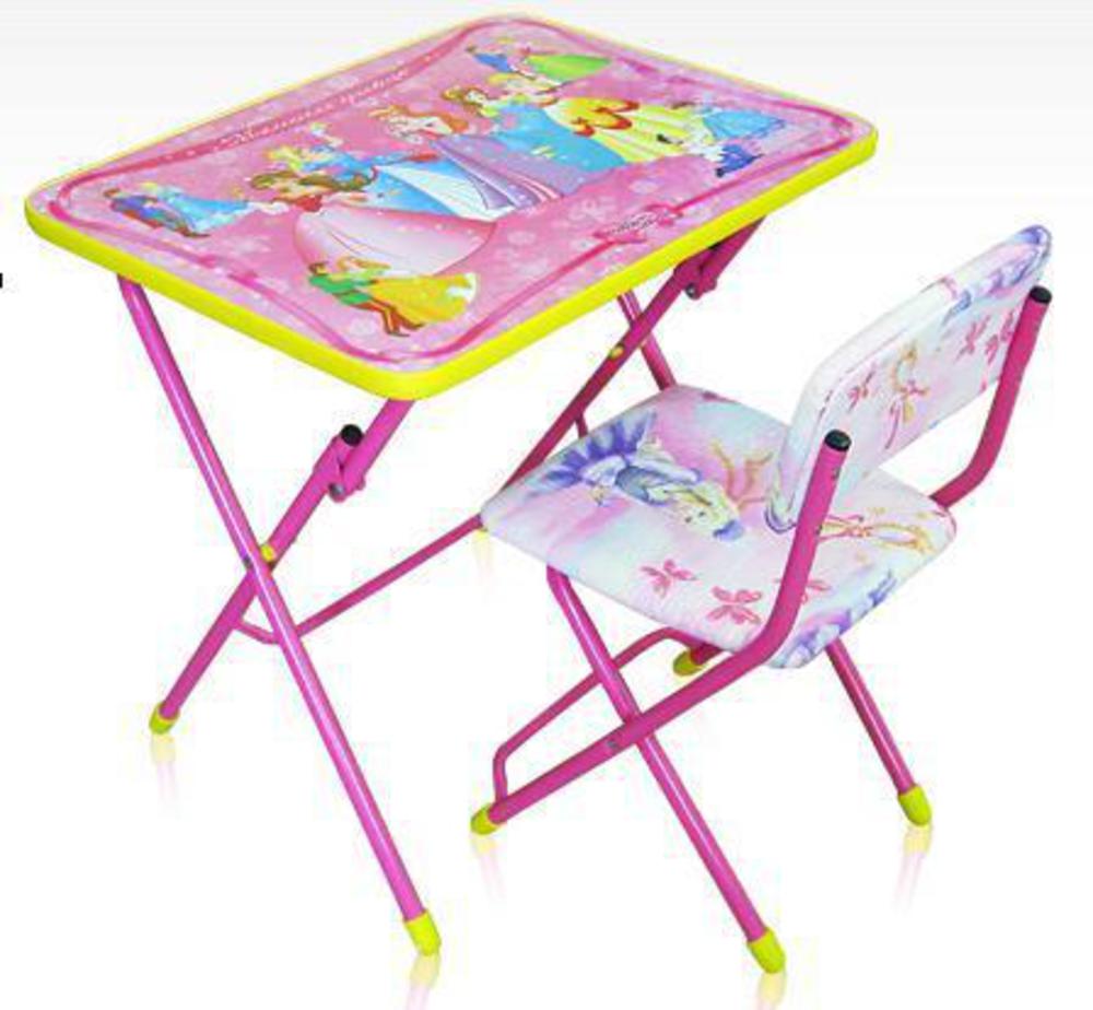 Комплект Nika стол + стул маленькая принцесса (ку2п/17)