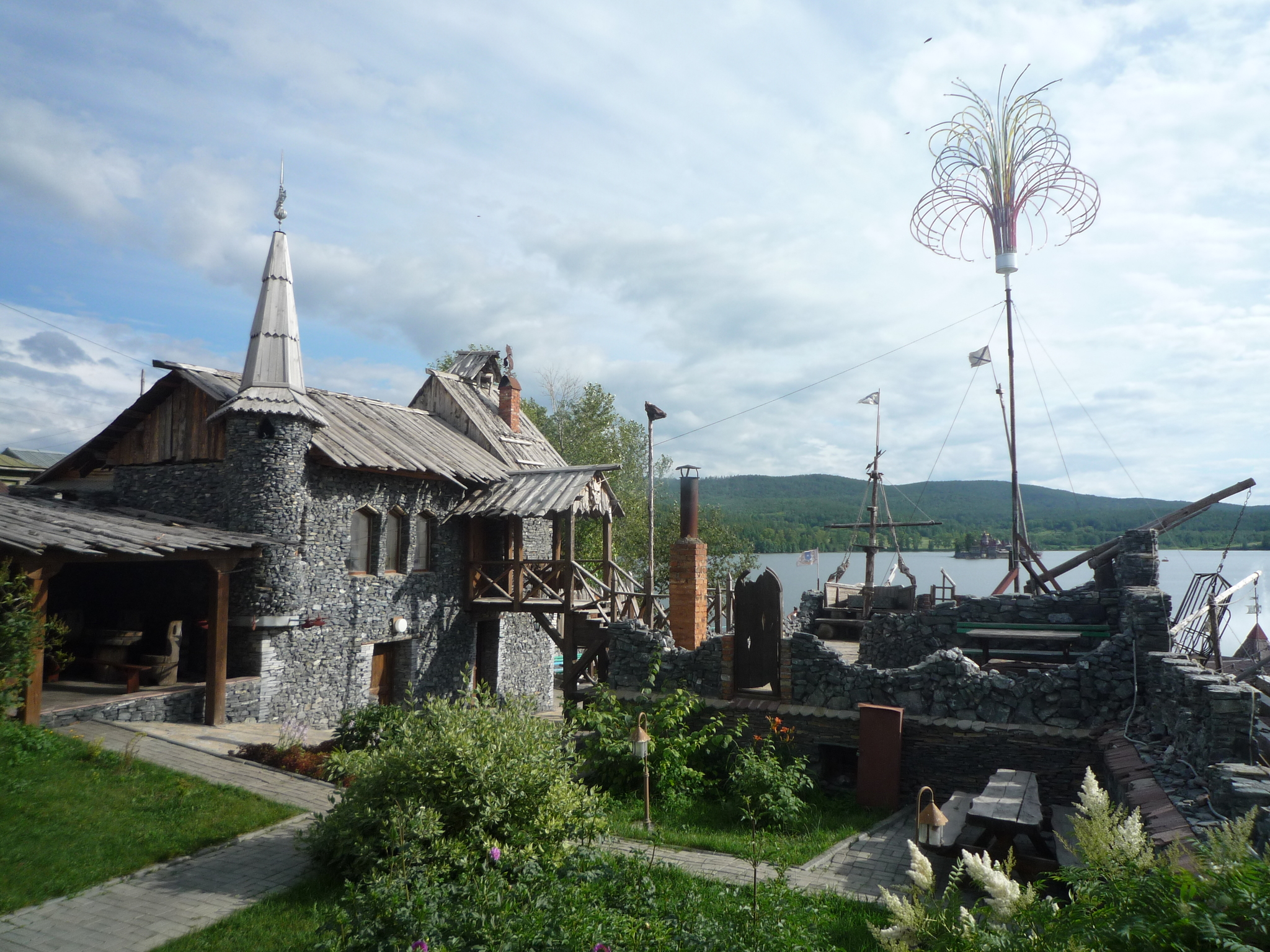 Сонькина Лагуна домики на острове