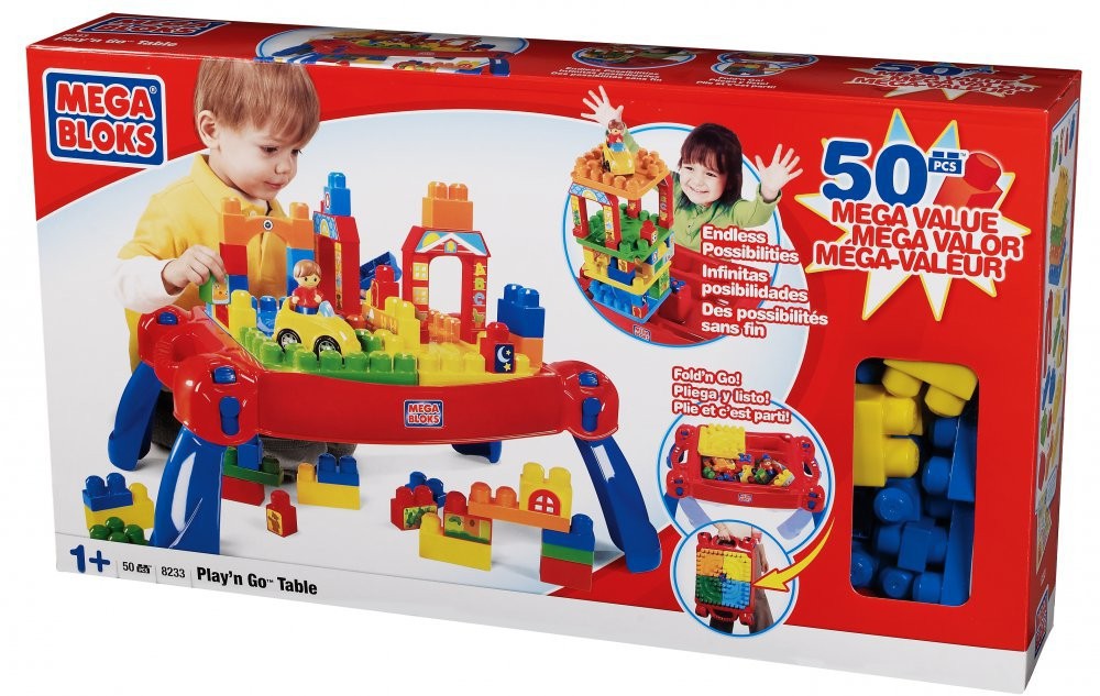 Mega bloks конструктор стол