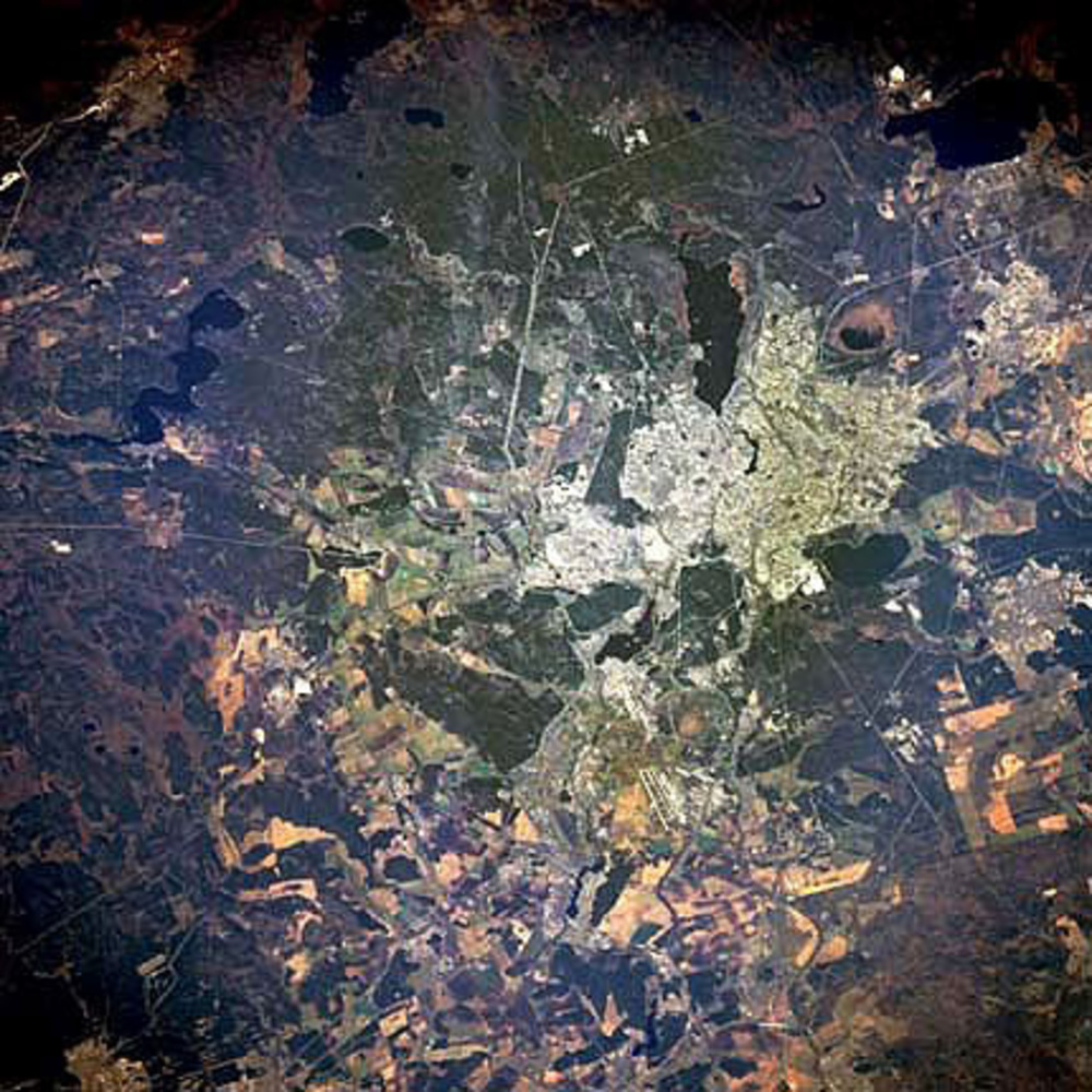 Екатеринбург снимок со спутника