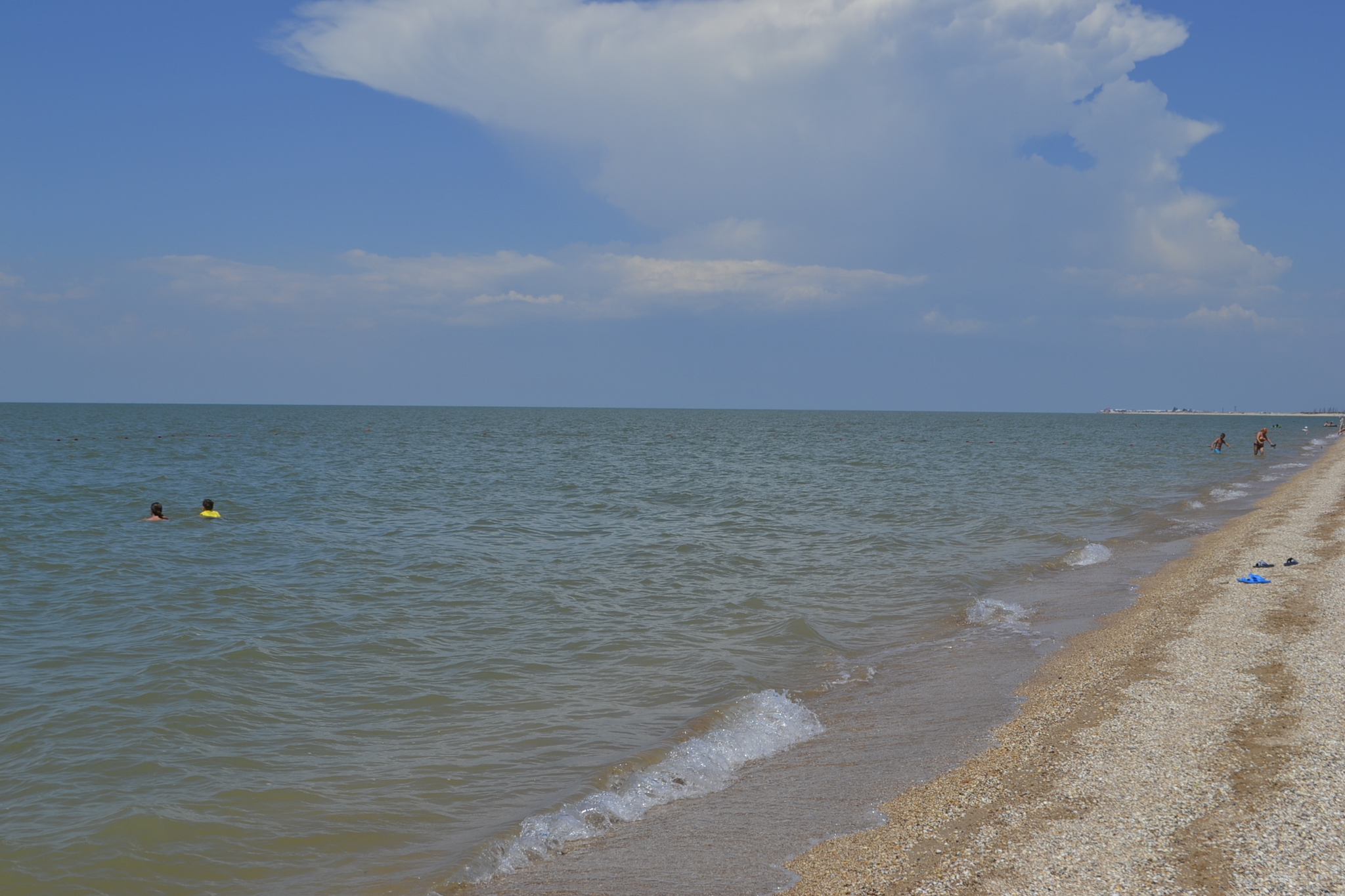 Пляж в Должанке на сегодняшний день Краснодарского края