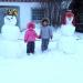 Снеговик-папа,  снеговик-мама...
