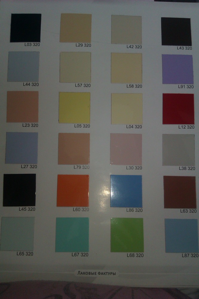 Натяжные потолки цвета каталог с названиями и фото