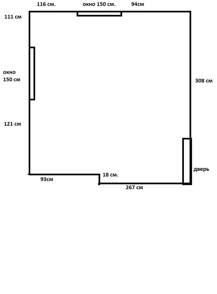 Сколько квадратов комната. 6 Квадрат комната схема. Размер окон для комнаты - 12 квадратов.. Прямоугольная комната схема разводки. Как расположить мониторы в прямоугольной комнате.