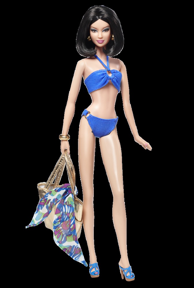 Forums models gallery. Barbie Basics model no. 05 — collection 003. Барби модель. Барби позирует. Кукла Барби Basics model в купальнике.