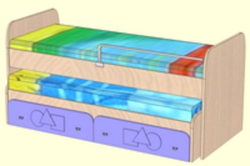 Выдвижная кровать для двоих детей схема сборки
