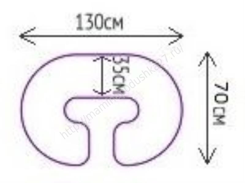 Подушка для беременных схема для шитья