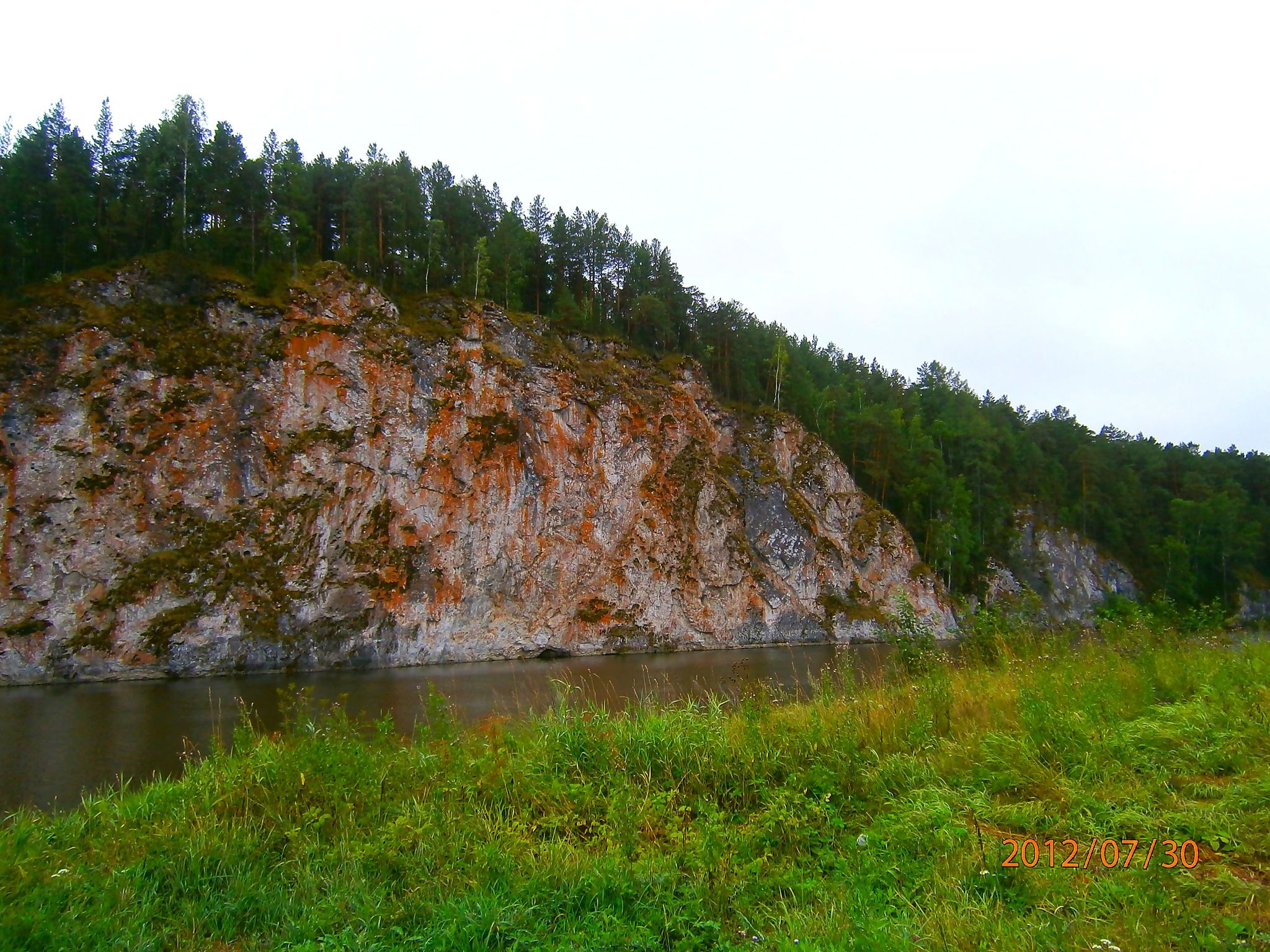 Река Нейва Алапаевск скала старик
