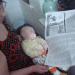 Газета у бабушки очень скучная))))