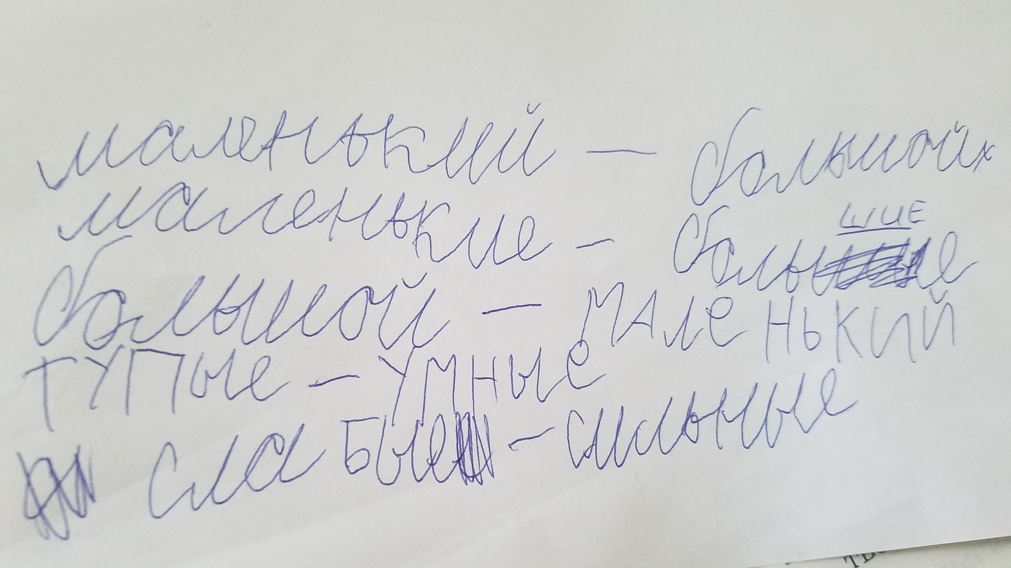 Самый красивый почерк
