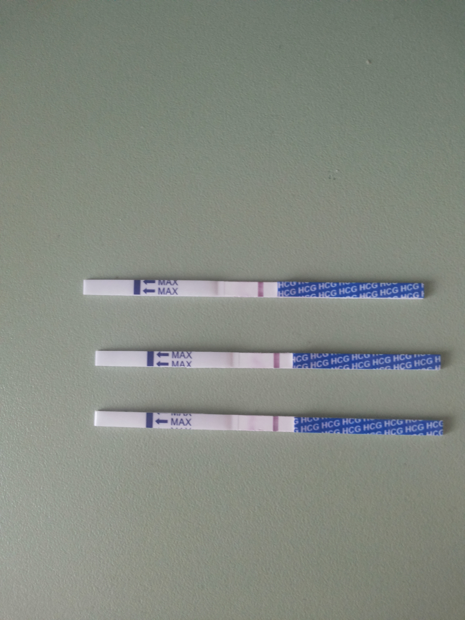 Результаты тест полоски на беременность