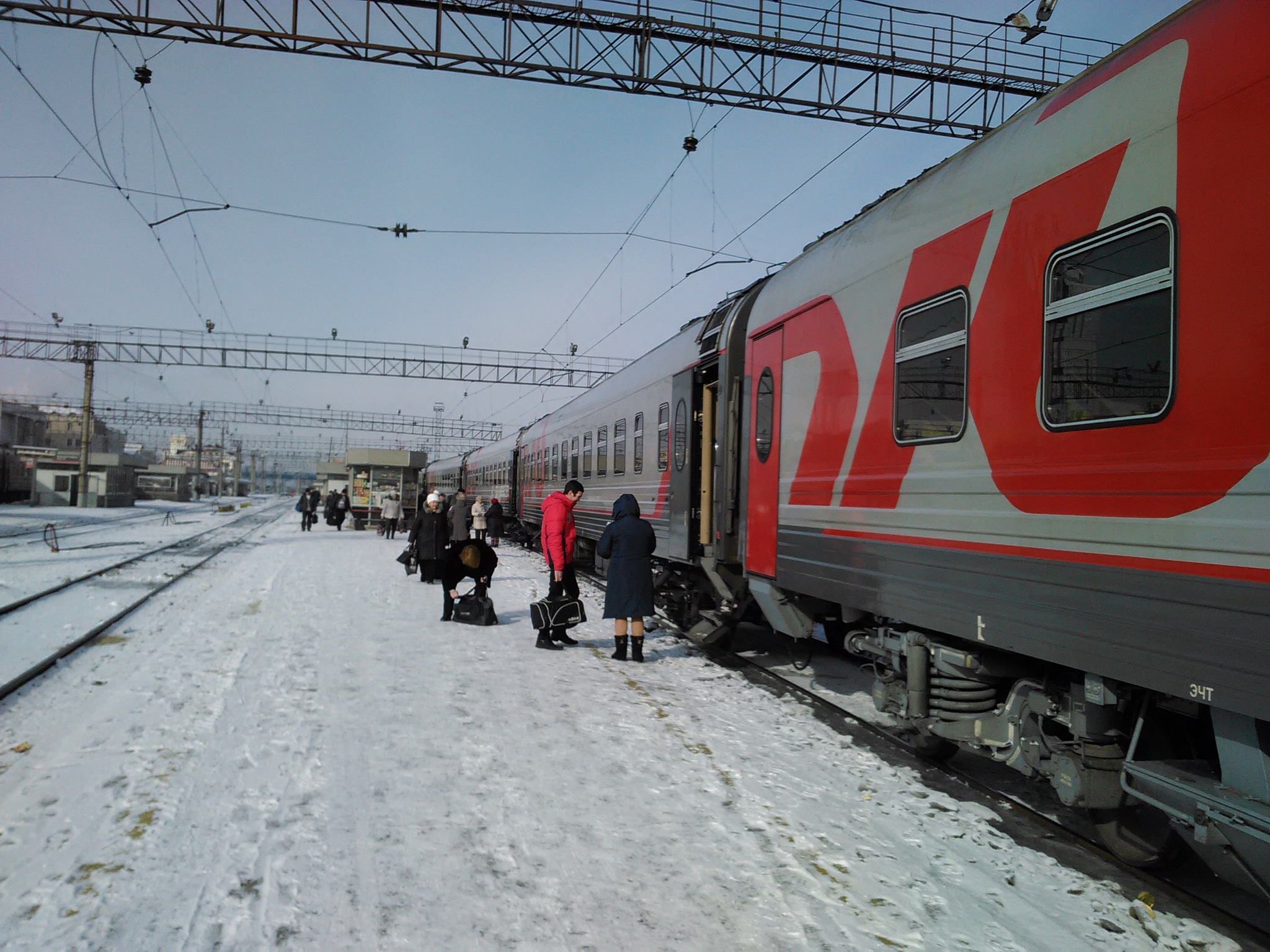 Поезд едет в Москву